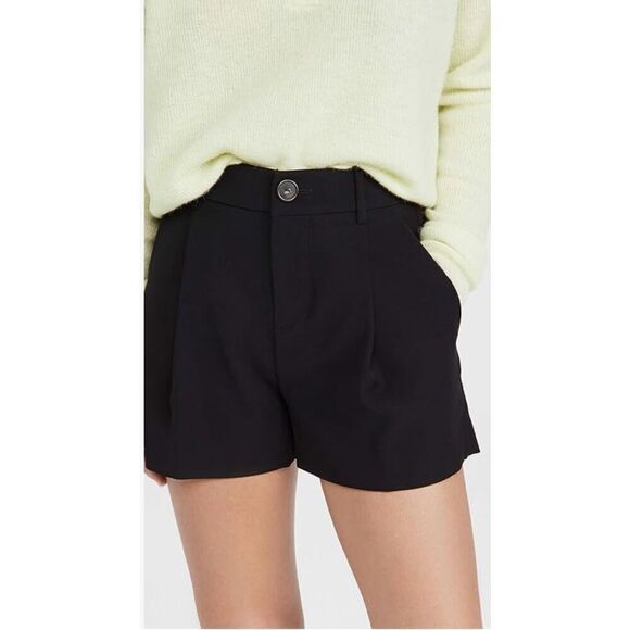 Vince. Pleat Front Short Women’s Size 2 Black MSRP $245 - Picture 1 of 13